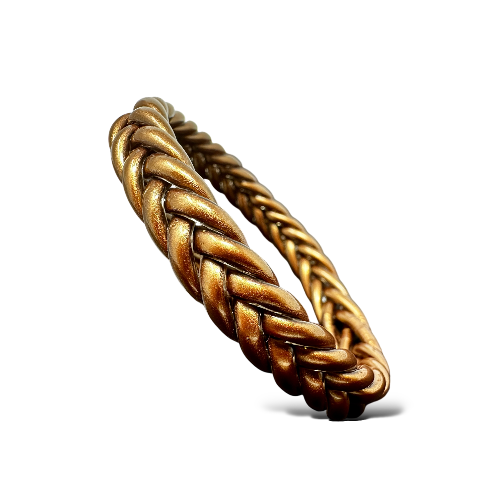 bracelet bouddhiste tressé marron chocolat