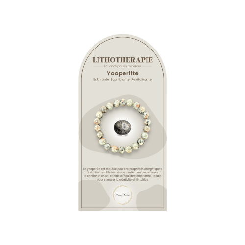 Bracelet pierres naturelles yooperlite
