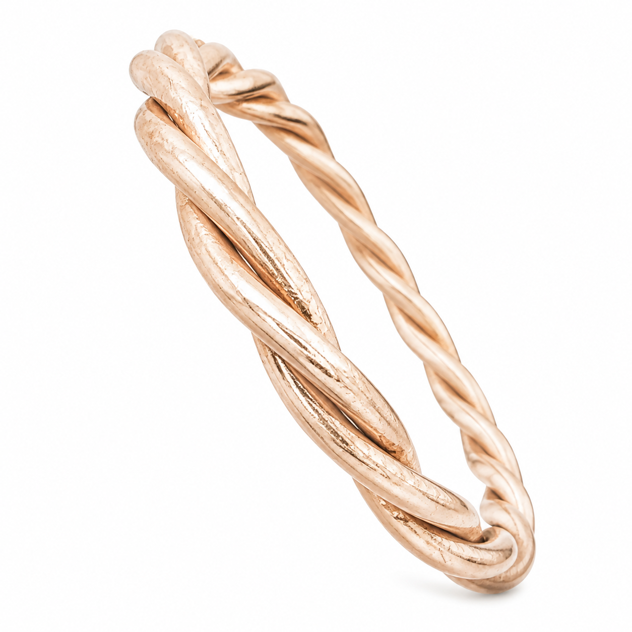 Bracelet Bouddhiste Champagne Torsadé
