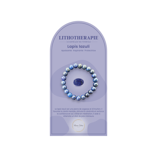 Bracelet pierres naturelles Lapis lazuli