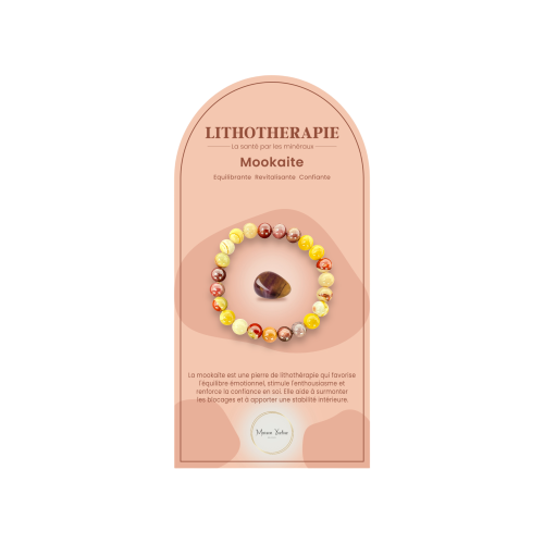 Bracelet pierres naturelles mookaite