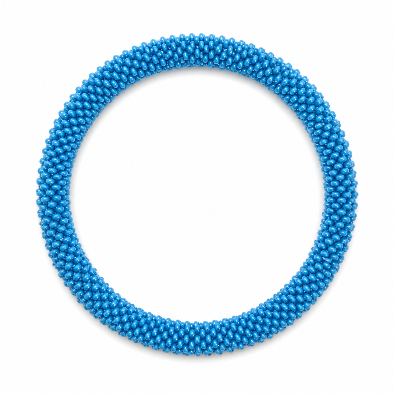 Bracelet Népalais (Bleu Clair Uni)